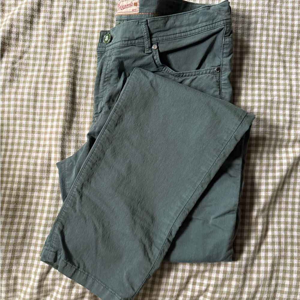 Men's Classic Green Chinos